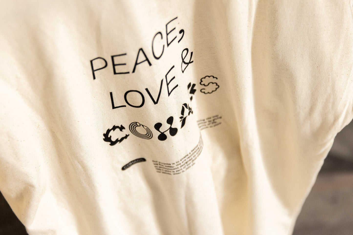 Peace, love & Cohabs T-shirt